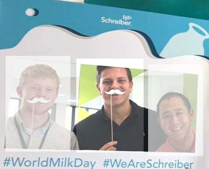 Photo of Chris at his Schreiber internship Photo of Chris at his Schreiber internship