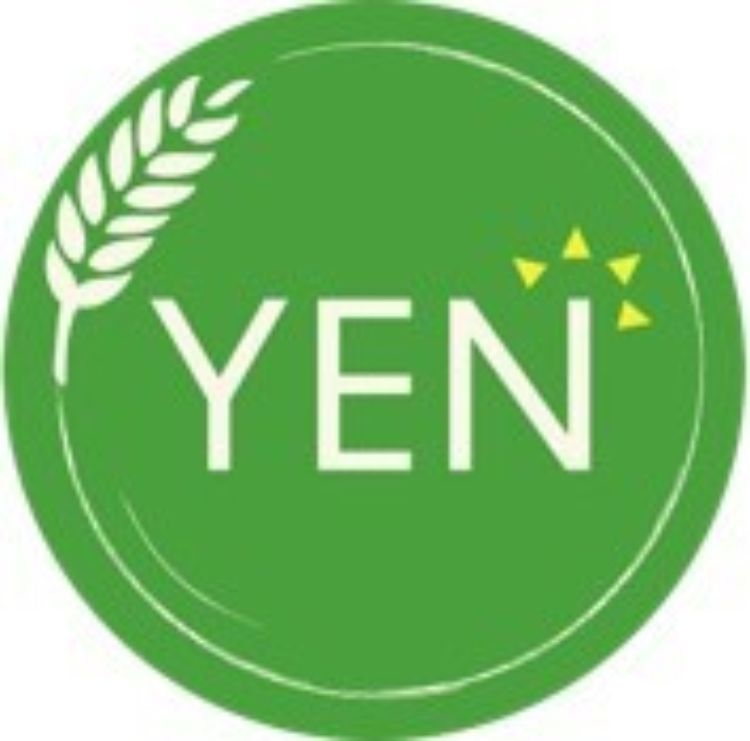 The YEN logo, a green circle with 