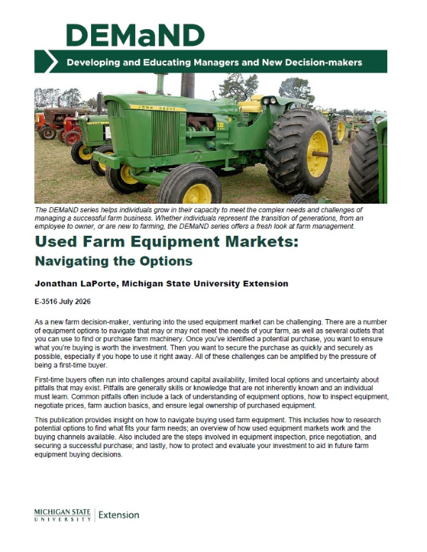 Front page of bulletin E-3516
