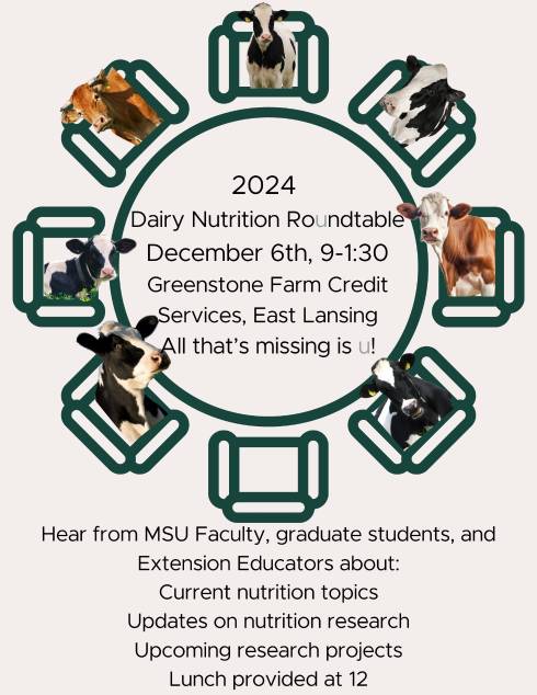 Dairy nutrition flier