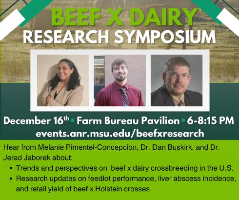 beef x dairy event flier