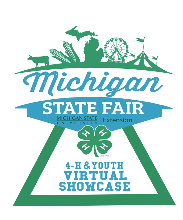 Logo for Michigan State Fair 4-H & Youth Virtual Showcase