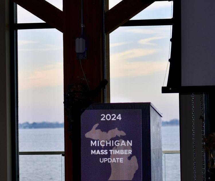 A photo of a podium with a 