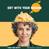 Think Food Safety Mock up Pasta on Head
