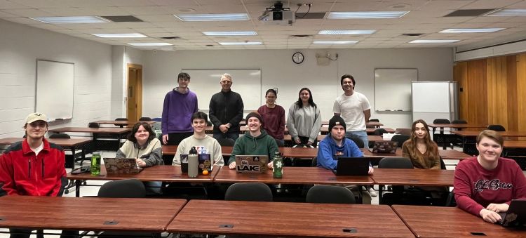 Students in the Trail Building, Law and Policy course in the MSU Department of Community Sustainability under the instruction of Bob Wilson.