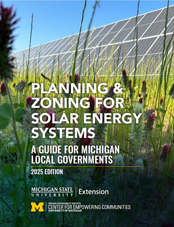 Cover image of the Planning & Zoning for Solar Energy Systems document.