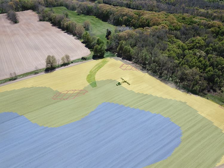 aerial image with overlay