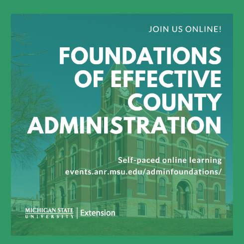 Image with title Foundations of Effective County Administration