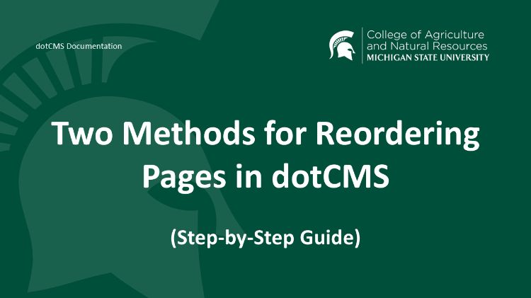 Title slide for article