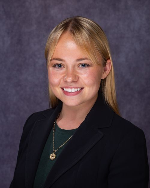 A headshot of Ms. Hensel