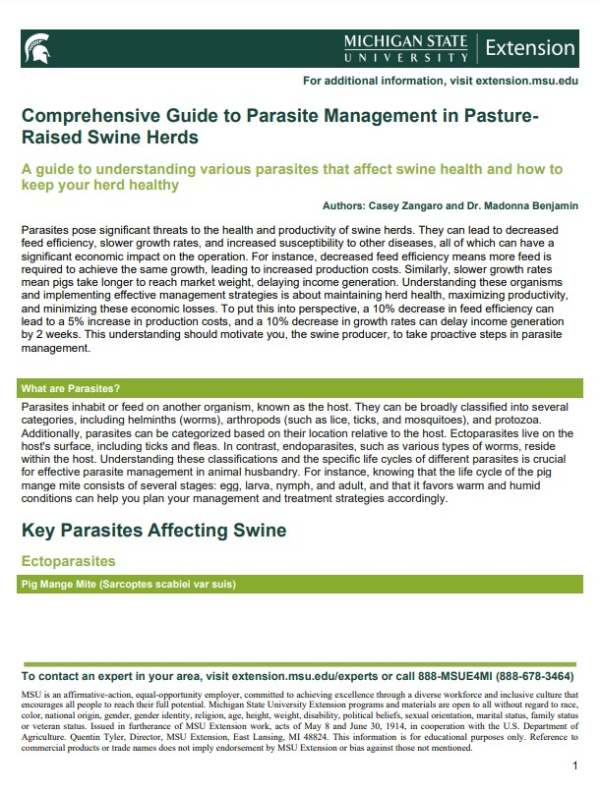 A photo of the first page of the resource.