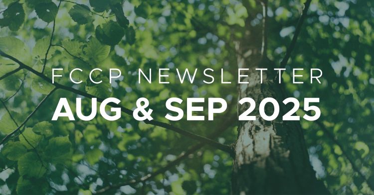 FCCP Newsletter banner for August and September 2025.