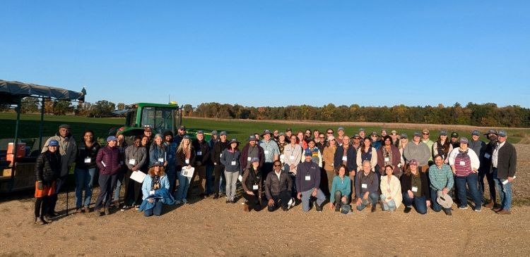 Group photo of the LTAR leadership team, LTAR Data Manager’s and field day presenters.