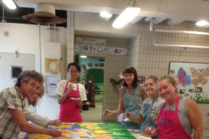 Community mural to be displayed in 4-H Children’s Garden