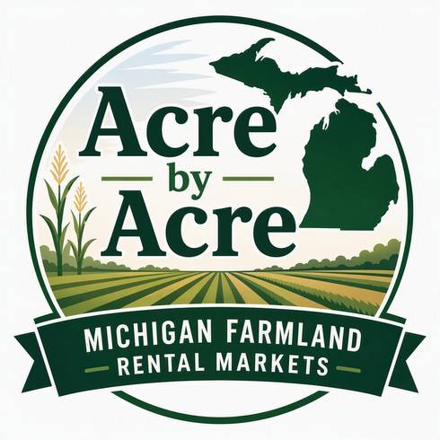 Logo for the Acre by Acre: Michigan Farmland Rental Markets webinar program