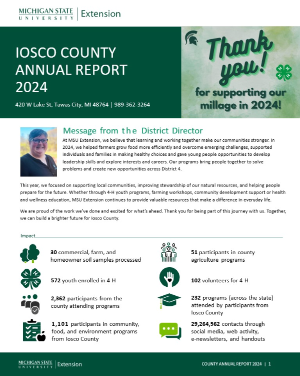 2024 Iosco County Annual Report