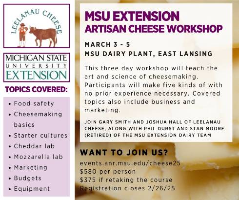 Artisan cheese flier