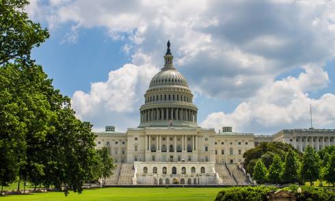 A photo of the United States Capitol Building.