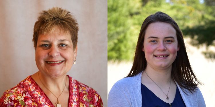 Headshots of two winners.