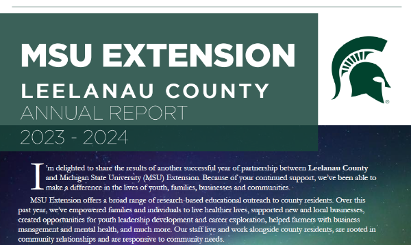 MSU Extension Leelanau County Annual Report 2023-2024