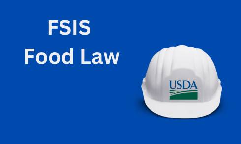 White safety helmet with a USDA logo and text that reads 