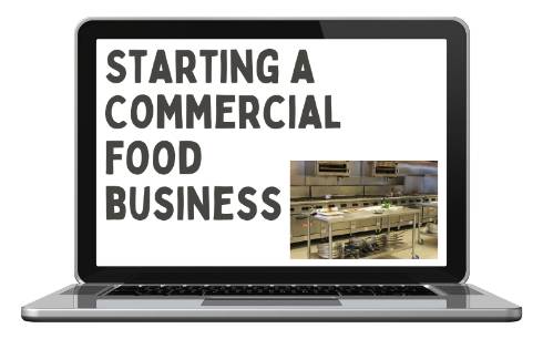 Commercial kitchen set up.