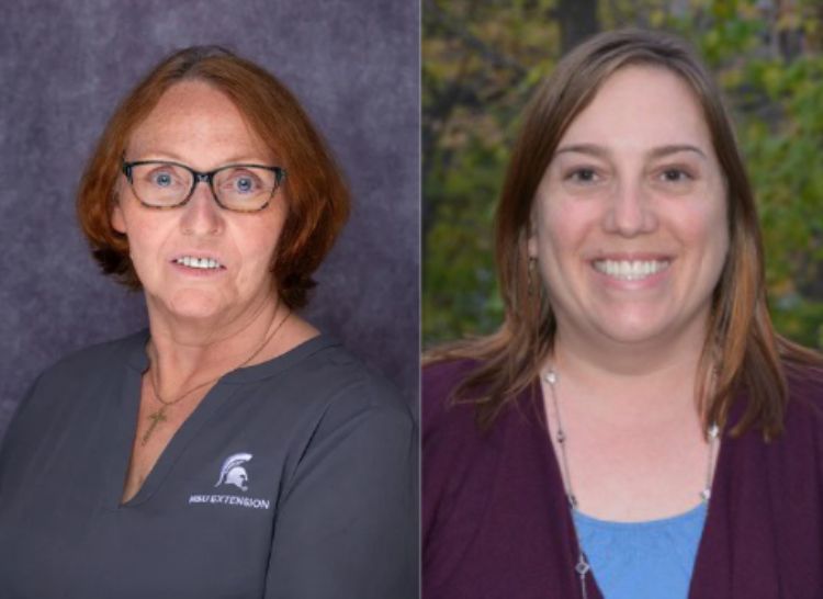 Individual headshots of Carol Bublitz and Laurie Rivetto aligned side-by-side