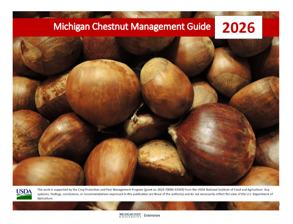 Cover of Michigan chestnut guide.