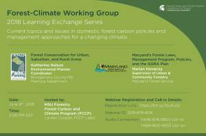 Forest-Climate Working Group Learning Exchange Series Session #3