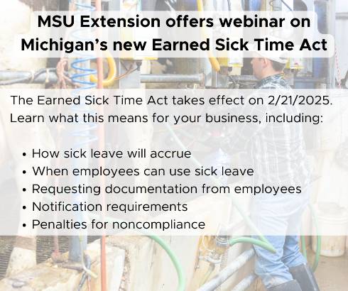 Graphic on sick leave webinar