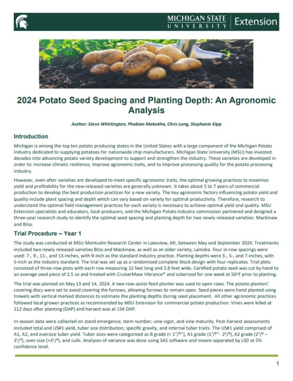 A photo of the first page of the fact sheet