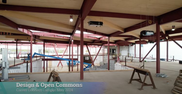 Progress of the KRESA Career Connect Campus Construction Fly-Over Drone Video.