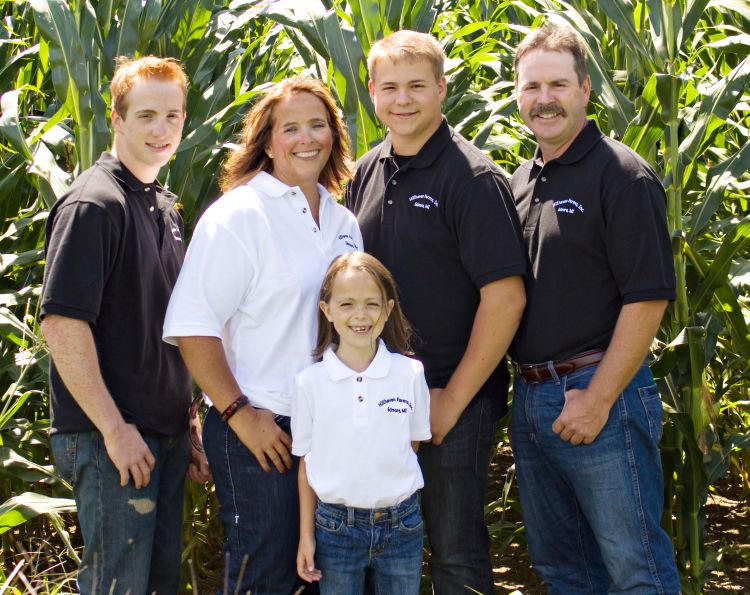 2015 MSU Dairy Farmer of the Year Mike Rasmussen operates Hillhaven Farms along with his family. Pictured, L-R, are Jesse, Sonja, Wilbert, Mike and Gracie Rasmussen. Photo by J.R. Dude Photography.