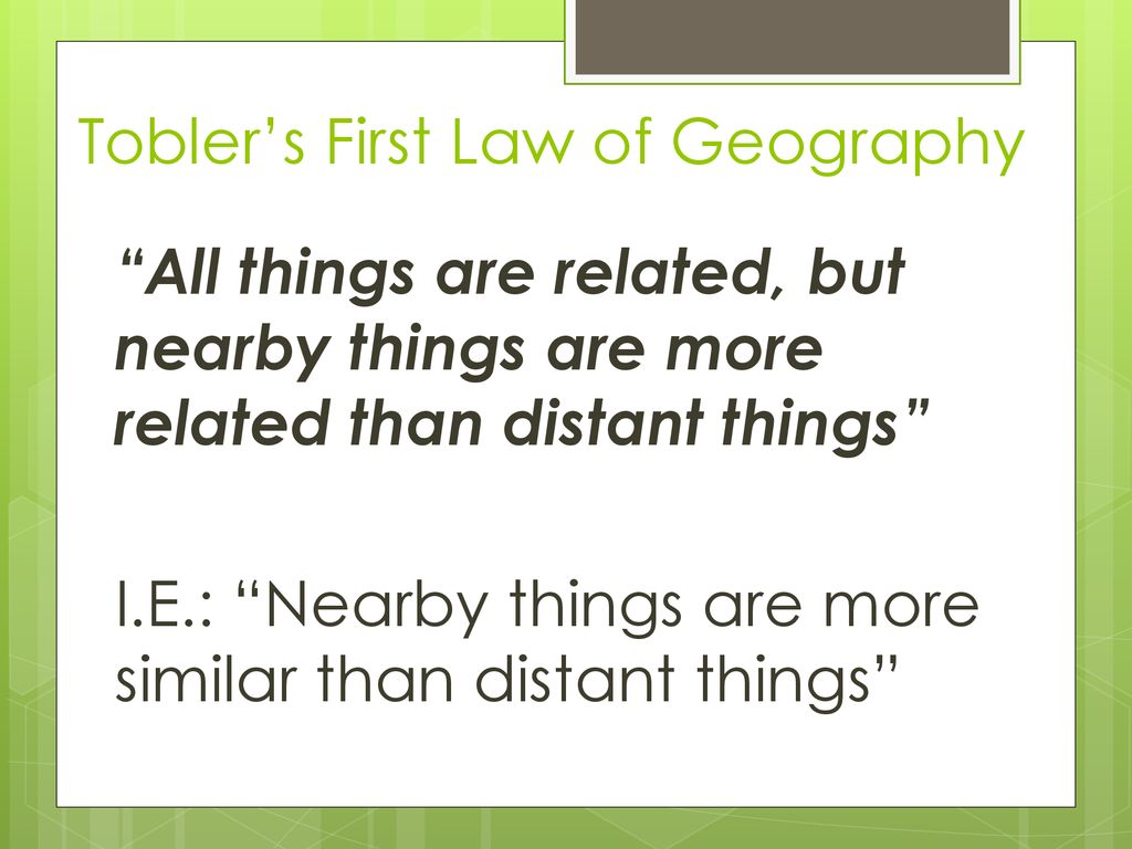 Tobler’s+First+Law+of+Geography