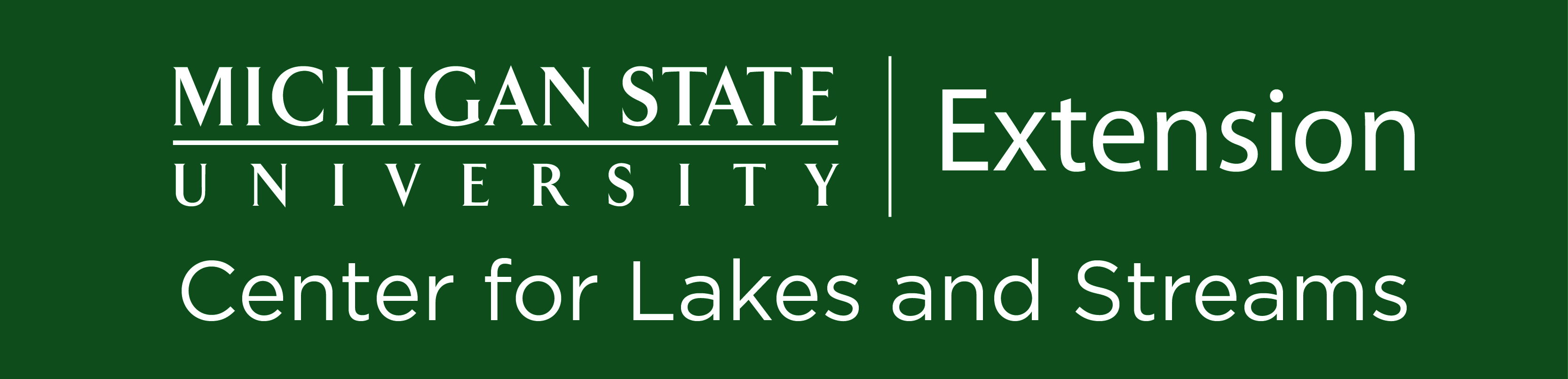 MSU Extension Center for Lakes and Streams logo