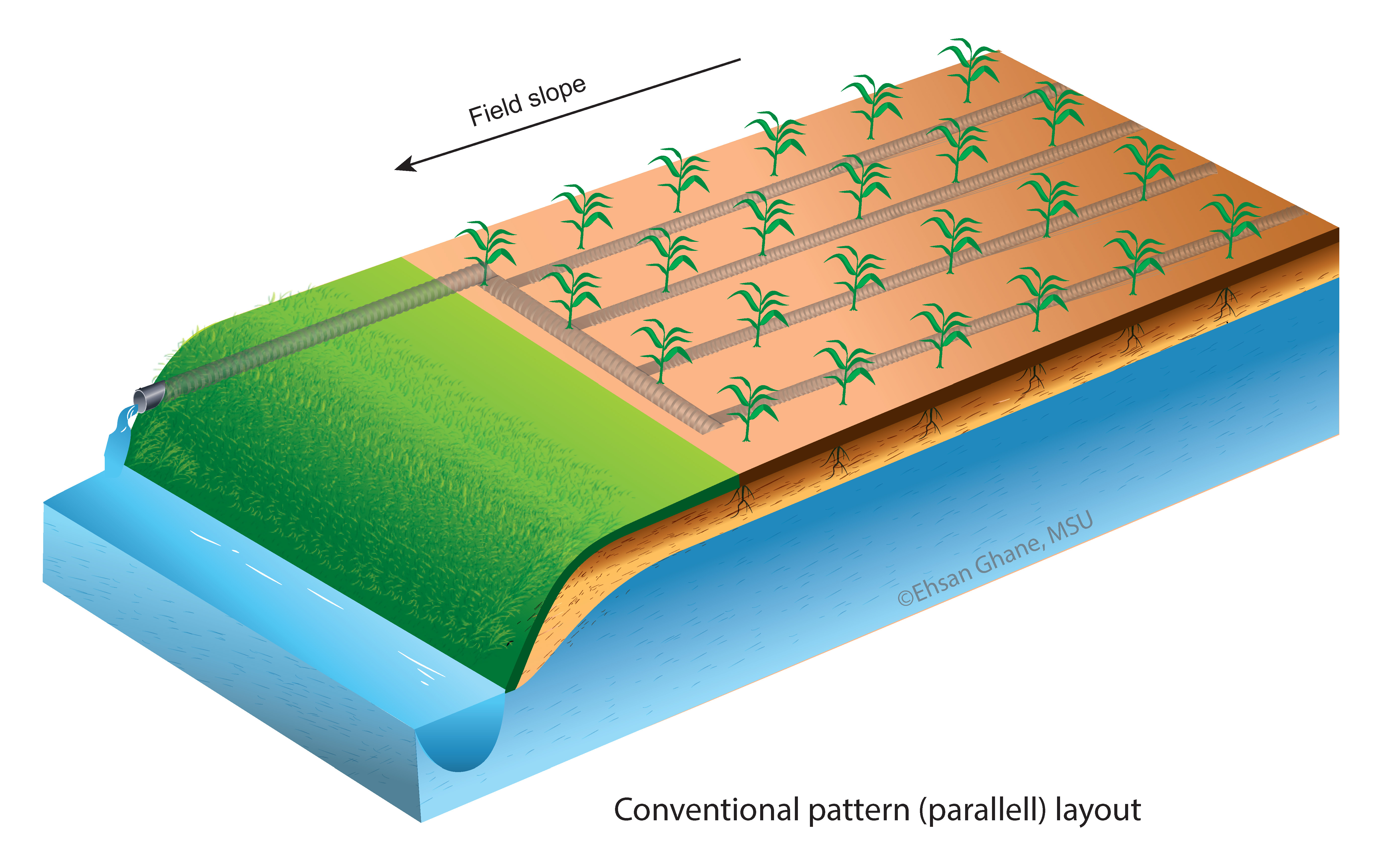 Conventional Pattern layout