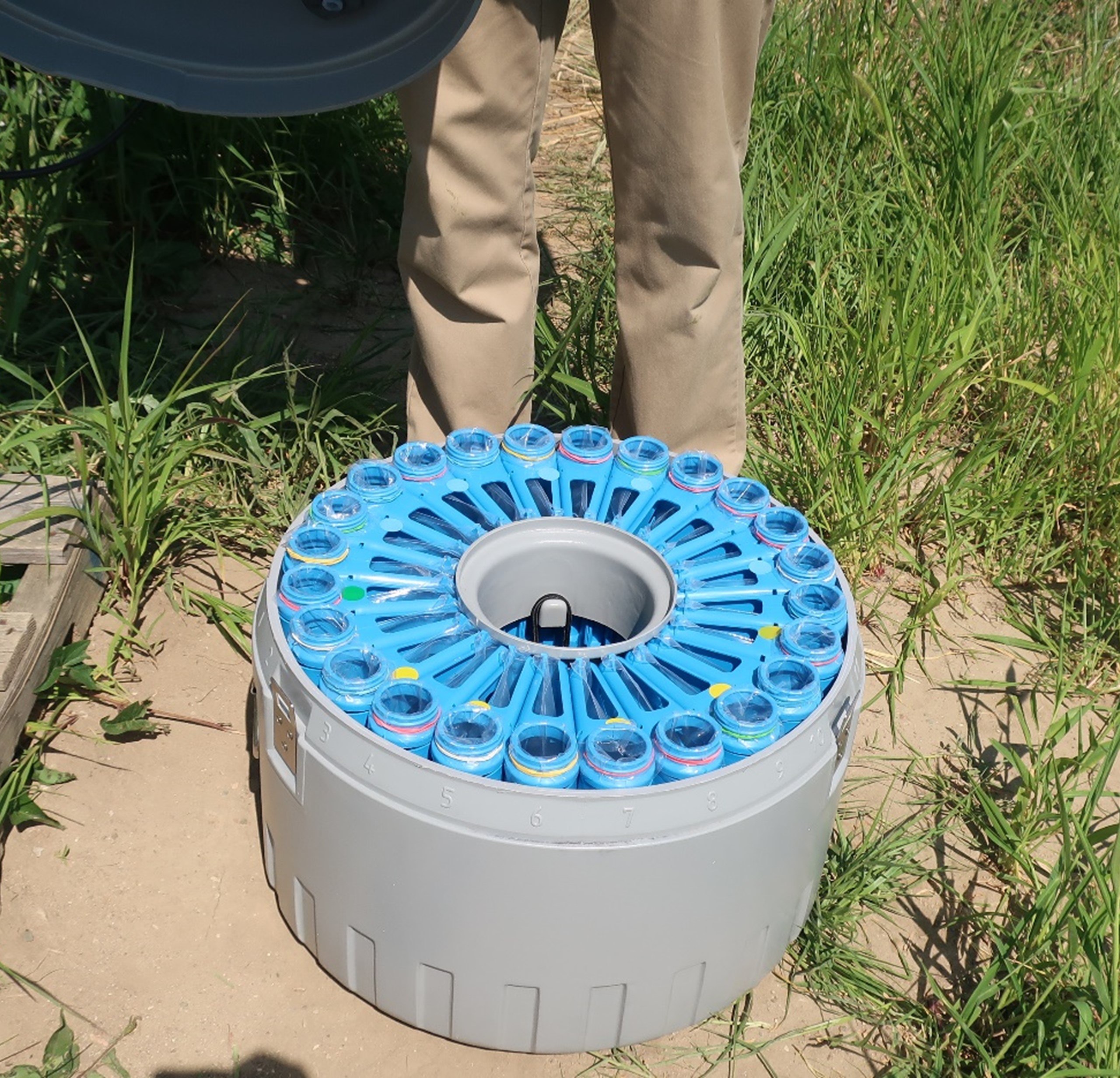 Figure 1- An automated sampler can perform flow-proportional or time-proportional sampling.