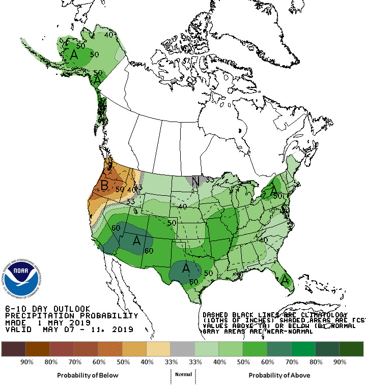 NOAA 6-10 Day Outlook