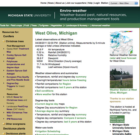 Tools for specific types of crops are found in the left column. Tools for specific types of crops are found in the left column.